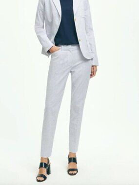 Brooks Brothers Seersucker Crop Pants